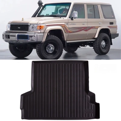 Special Right-Hand Drive Toyota, Universal Foot Pad - lc76-trunk-mat-full-tpe-special-car-dedicated