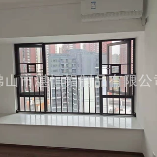 欧式简约铝艺阳台护栏学校飘窗铝护栏别墅防护栏杆楼道天台扶手