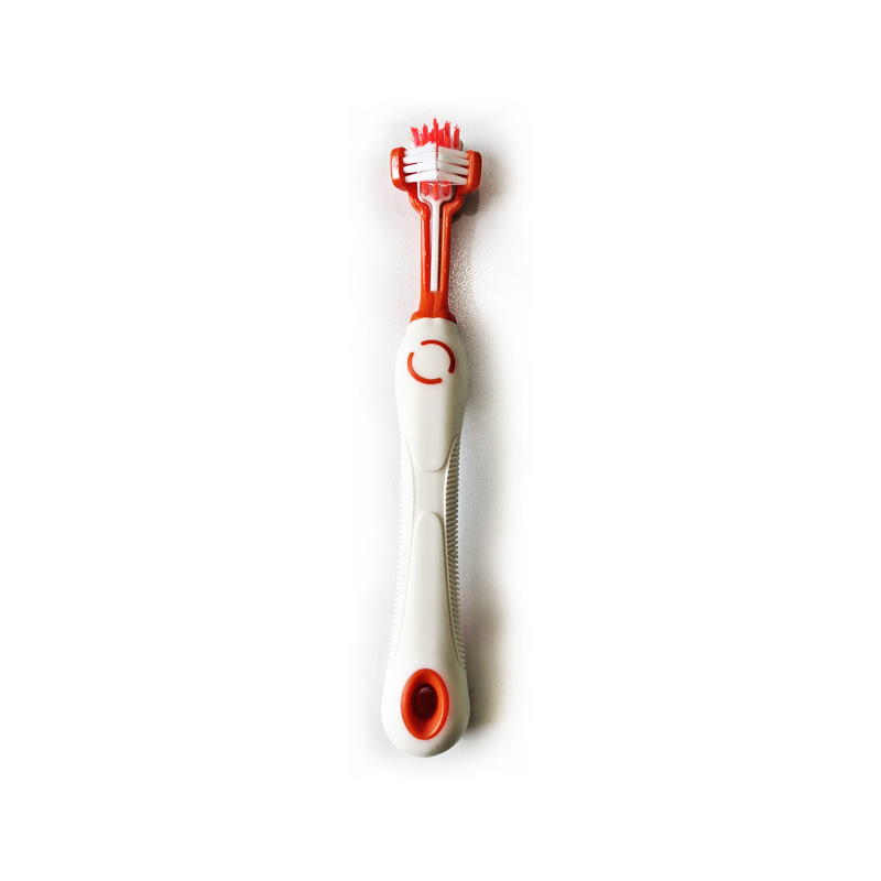 Cepillo de dientes para mascotas transfronterizos cepillo de dientes para perros cepillo de dientes para gatos cepillo de dientes de tres extremos cepillo de dientes para perros productos para mascotas image 10