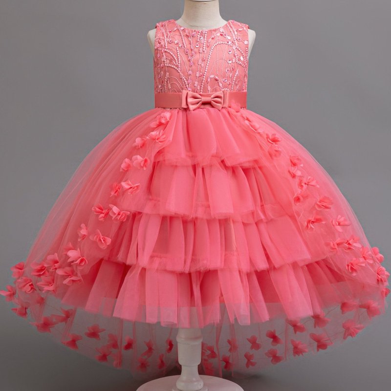 Girls' sleeveless dress, princess dress Summer children's|undefined