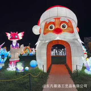 大型 LED 造型花灯 外贸订单专供 景区公园节日氛围引流灯组