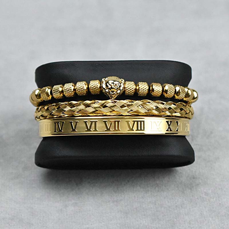 Woven bracelet stainless steel with pigtail
