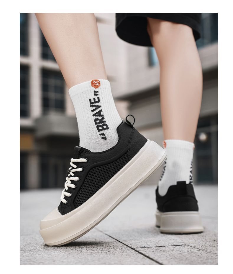 Men's Sneakers, Summer 2026 New Fashion, Thick-soled Casual Running Shoes, Mesh, Non-slip, Stylish And Trendy_vogvips.com