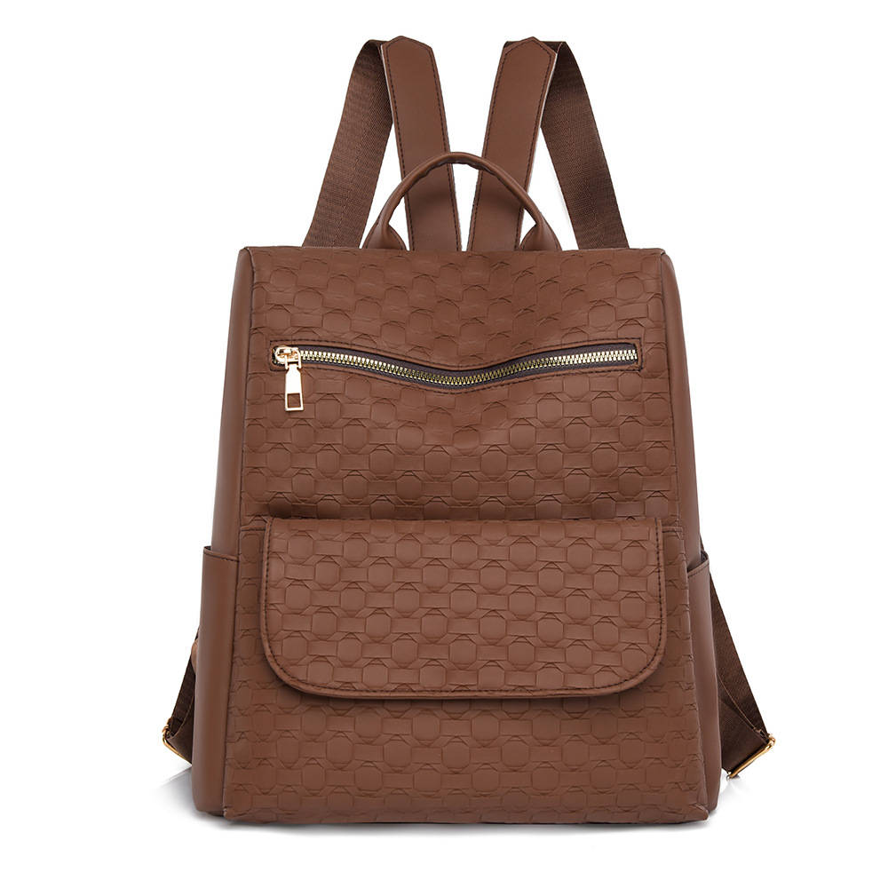 2024 nueva mochila casual retro antirrobo para mujer simple y versátil mochila de viaje al aire libre de gran capacidad