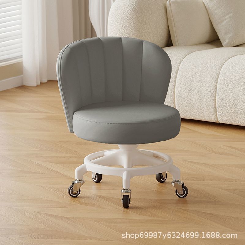 Rueda universal anti-rollback pequeña polea taburete baja silla respaldada para el hogar con un niño banco redondo rueda de correa rueda silenciosa