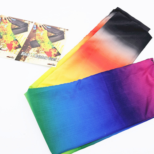 G1423 scarf changes color, color scarf turns black scarf King Magic magic props wholesale