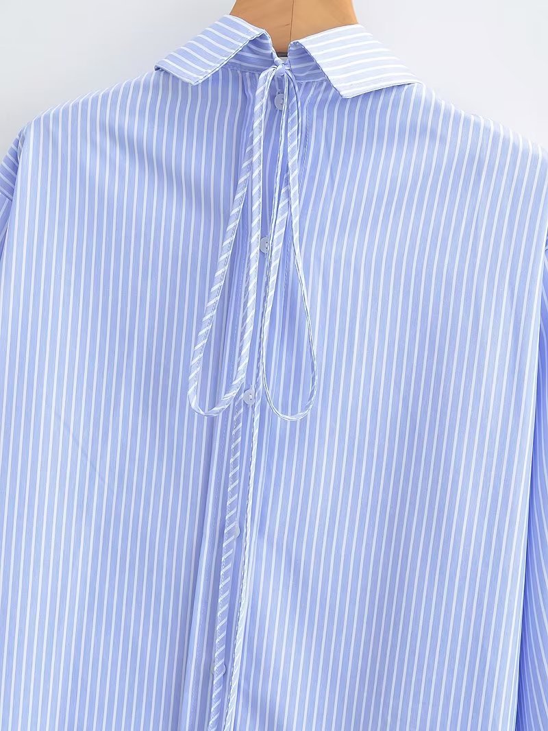 Striped Shirt Casual Look
