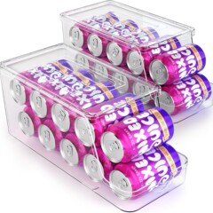 蓋付きの積み重ね可能な国境を越えた飲料ボックス、冷蔵庫用のアイスドリンク、コーラビールの収納ボックス、アイスドリンク