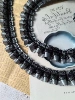 4cm double layer lace gray one meter