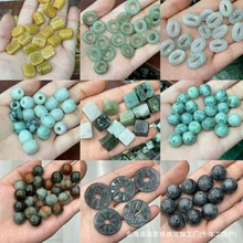 福利翡翠圆珠桶珠平安扣散珠配件DIY文玩饰品配件手链项链饰品配