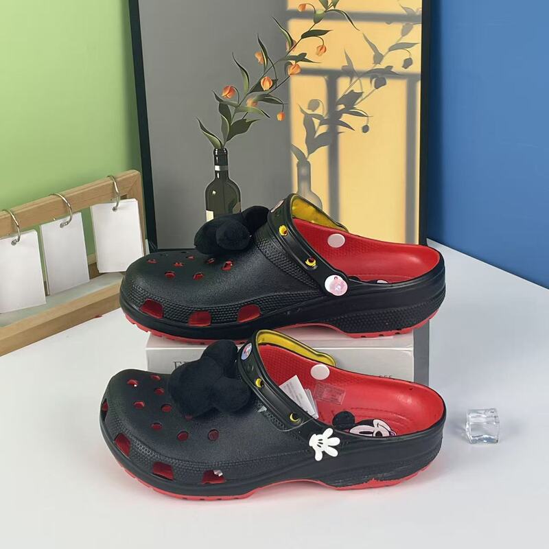 New Mickey Mouse Second-Generation Eva Outdoor Non-Slip Beach Shoes, Lazy Sandals, Fashion Accessories Wholesale New Mickey Mouse Second-Generation Eva Outdoor Non-Slip Beach Shoes, Lazy Sandals, Fashion Accessories Wholesale
