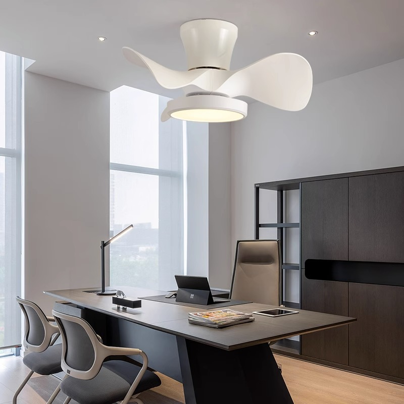 New Nordic Light Luxury Living Room Fan Lamp Restaurant Bedroom Ceiling Fan Lamp Cross-border 110V Fan Lamp Zhongshan Factory