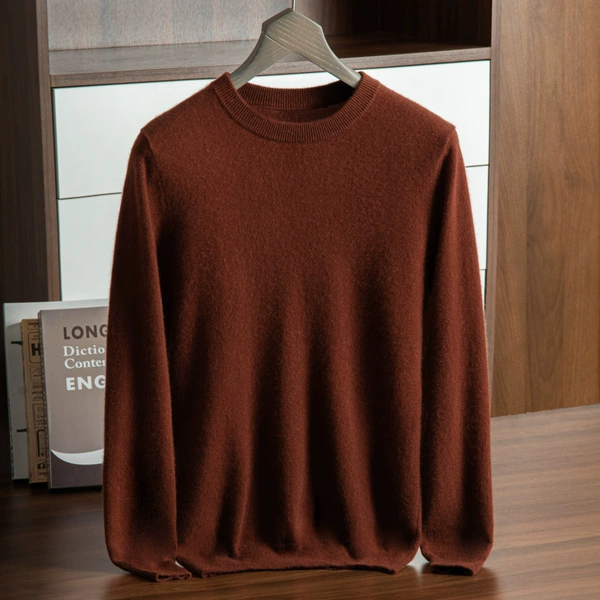 【Round neck JBW902】 Orange coffee color