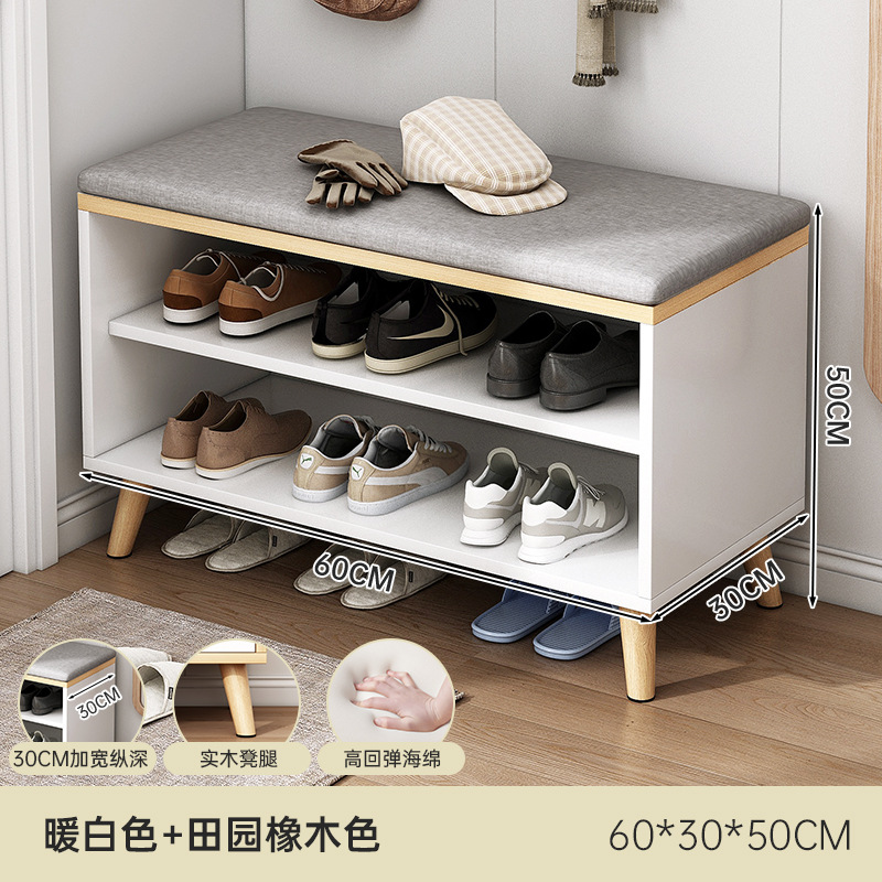 Porta de zapatos doméstica interior simple armario de zapatos multicapa explosivo 2025 nuevo tipo puerta pequeña puerta estrecha para usar taburetes de zapatos