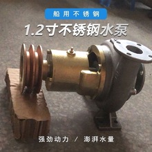 1.2寸不锈钢水泵海水泵淡水泵离心式海水泵柴油机水泵船用水泵