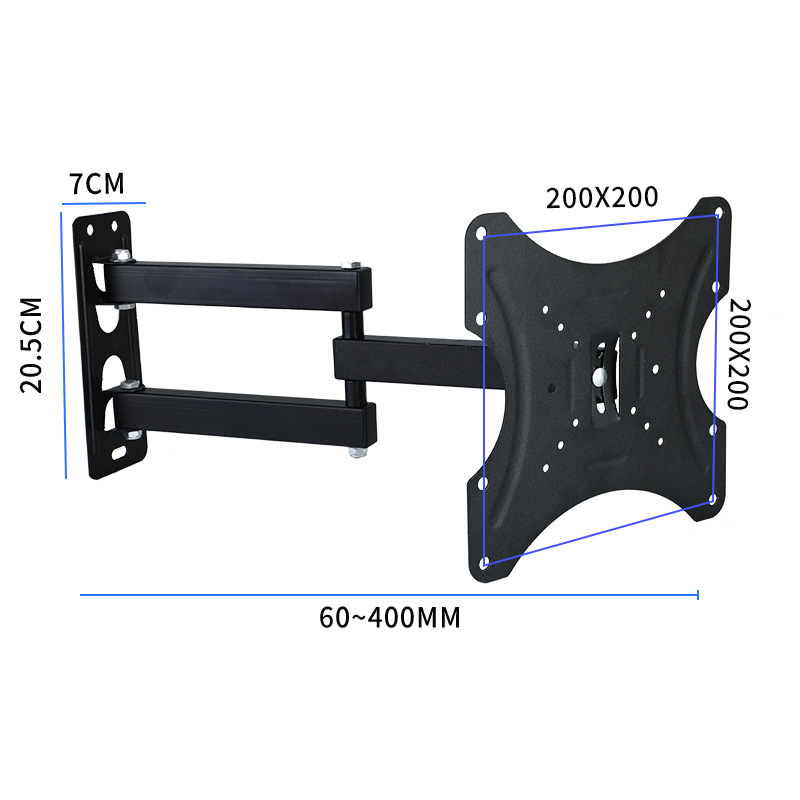Fábrica de fuente TV multifunción pantalla LCD pared telescópico 117B - 2 soporte giratorio universal