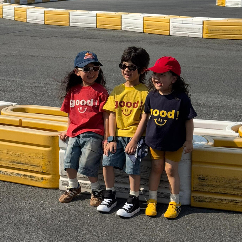 Japanese Family Dress Family of Three and Four Family Dress for Summer Male Baby Summer Short-sleeved Summer Short-sleeved T-shirt