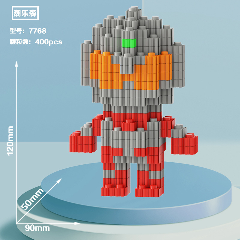 Noche puesto en el mercado de suministro al por mayor de partículas de diamante en miniatura bloques de construcción de juguete de montaje de partículas juguetes regalo educativo descompresión