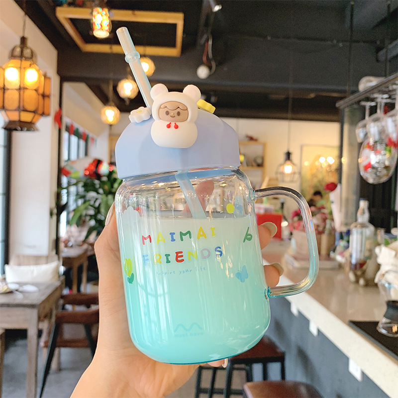 Cute Fashion Glass Water Cup display picture 3