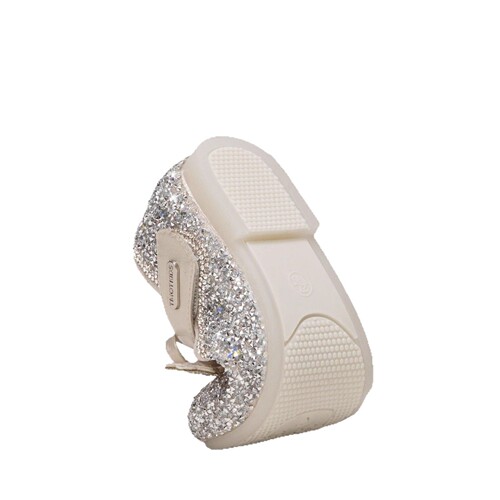 Girls 'princess shoes spring new children's crystal shoes baby small leather shoes Aisha shoes soft sole single shoes