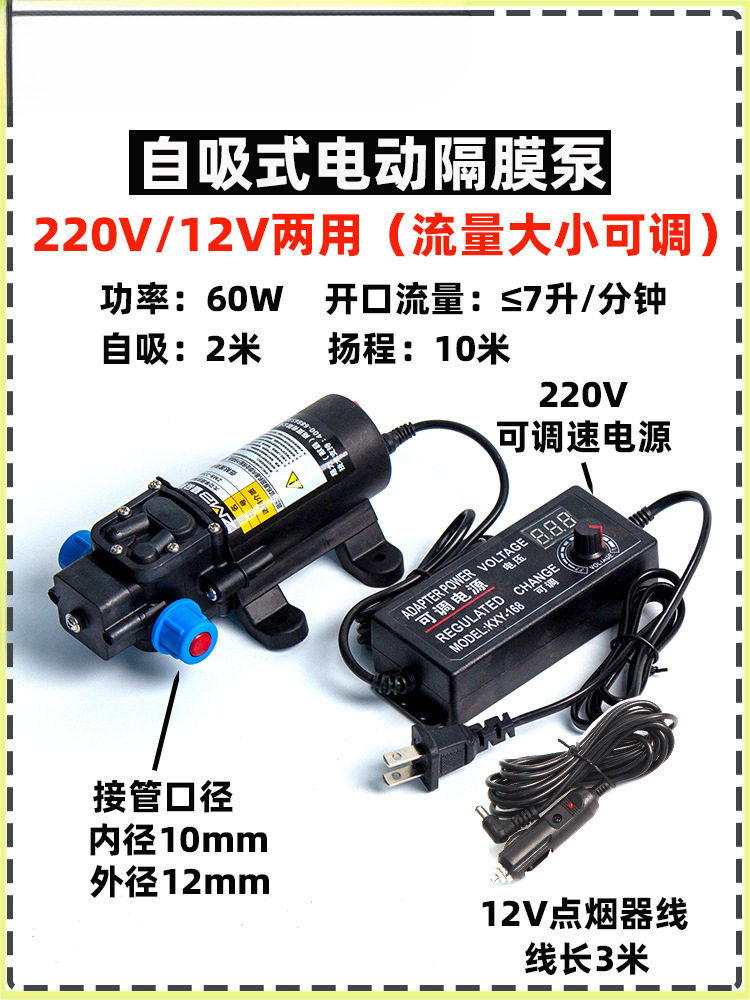 Tanque de combustible del automóvil bomba de bombeo eléctrica bomba de bombeo 12v24V220V bomba de bombeo gasolina diesel bomba de agua bomba de autoaspiración