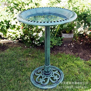 Factory-Supplied Outdoor Plastic Bird Feeders, Spring and Summer Garden Bird Baths, Landscape Ornaments with Ground-Mounted Hummingbird Feeders