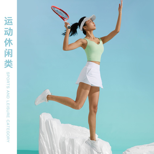  new summer fake two-piece pocket anti-exposure golf skirt hip-covering short skirt sports and leisure tennis culottes