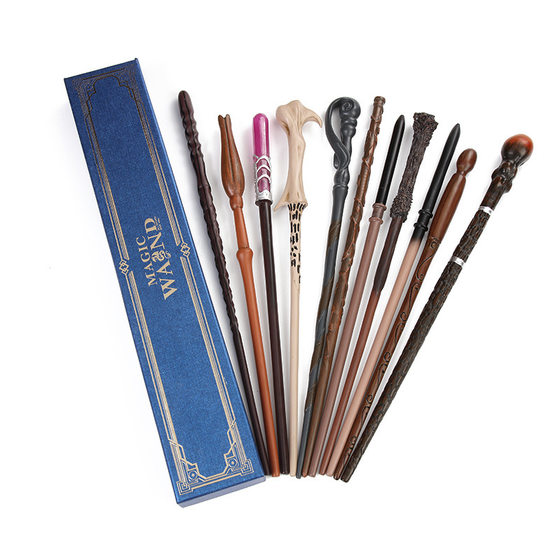Harry Potter Wand Surrounding Metal Core Magic Wand Elderberry Props Hermione Dumbledore Birthday Gift