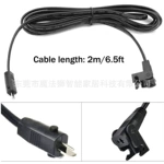 電動推桿電機手柄控制器延長線轉接線2M一圓一扁01公頭轉01母頭