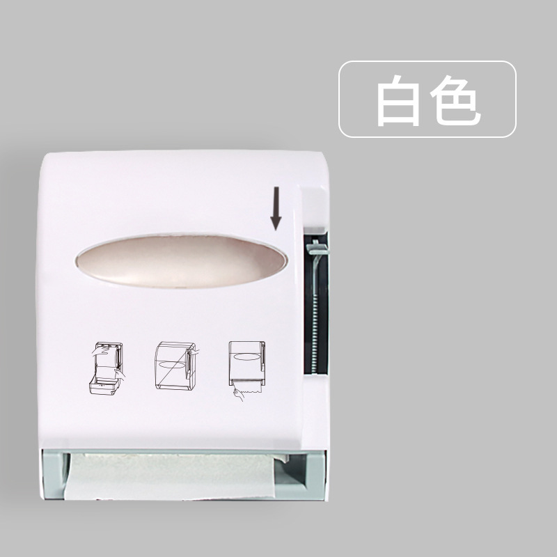 Nuevo tipo de inodoro caja de papel de rollo de inodoro público caja de papel de limpieza de mano hotel de pared bandeja de toallas comerciales de papel doméstico