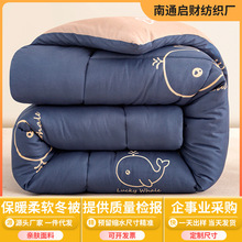 被子冬季单人学生宿舍太空被水洗棉被芯加厚保暖双人被褥床上用品
