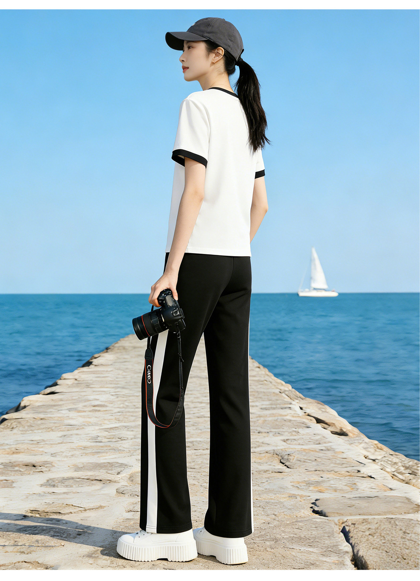 Women's Clothing Camellia Themed Petite Women's Two Piece Set Slimming Sporty Casual Summer Outfit Inspired Sophisticated_ecoleips.com