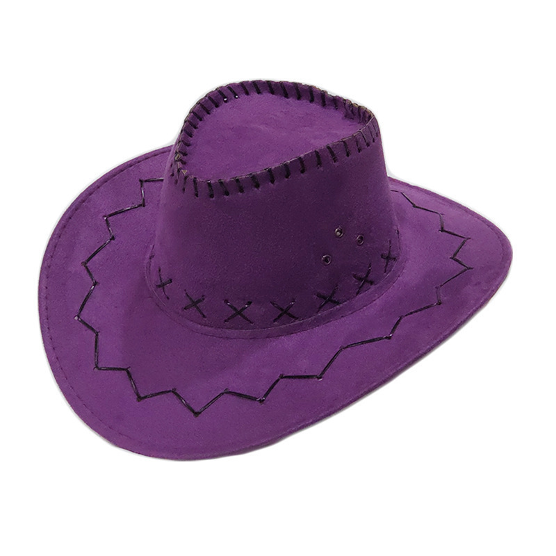 Sombreros de vaqueros occidentales transfronterizos hombres y mujeres retro cuerdas de seda corda de viento gorra de protección solar gorra escénica gorra