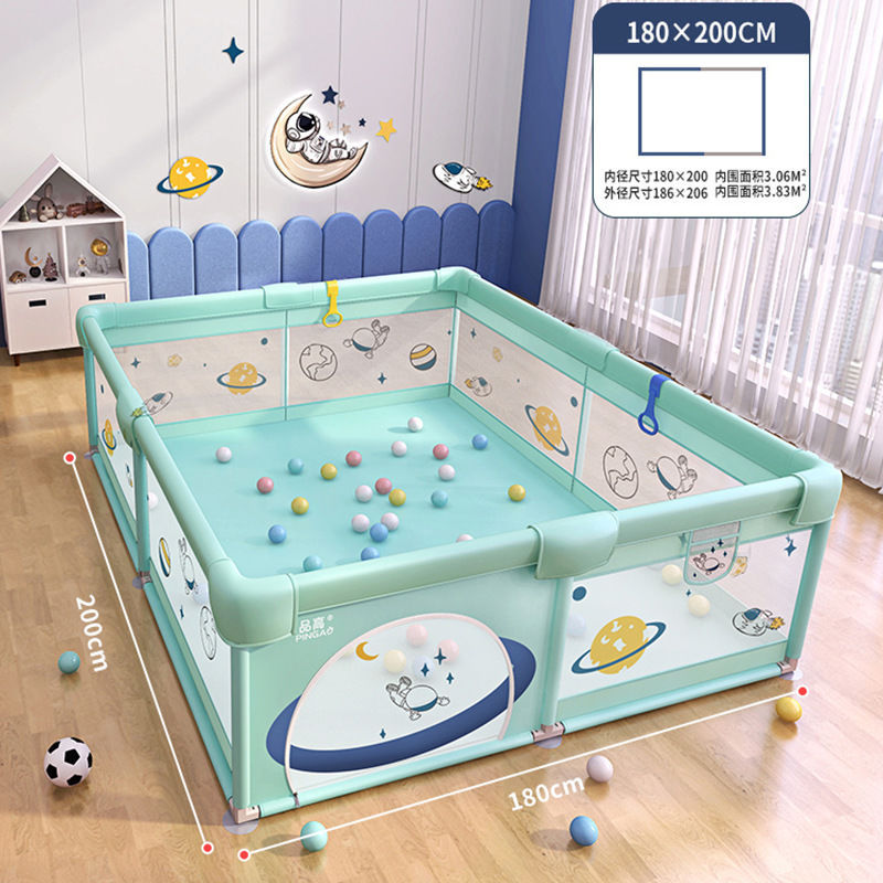 Barra de protección para bebés, valla de juegos para niños, hogar interior, valla de seguridad para bebés, alfombra de escalada, valla de piso para niños pequeños