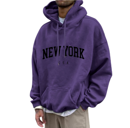 Mens Printed Oversized Hoodie Long Sleeve Casual Pullover Fashion_voghion.com