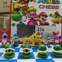 外贸散货Super Mario超级马里奥手办 桌面聚会游戏国际象棋彩盒