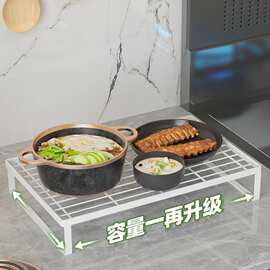 多功能办公桌收纳台式笔记本电脑增高架办公室置物电脑支架不锈钢