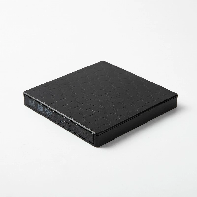Внешний оптический привод CD/DVD с шестигранным узором, портативный привод для ноутбука, настольного компьютера и моноблока, эксклюзивно для поставок