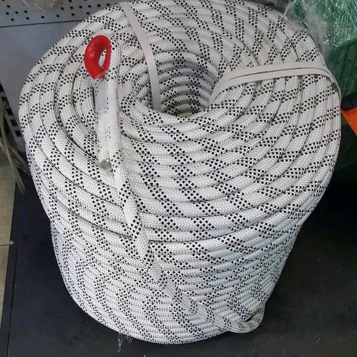 涤纶户外安全绳高空作业绳攀岩逃生救援绳高强度尼龙绳