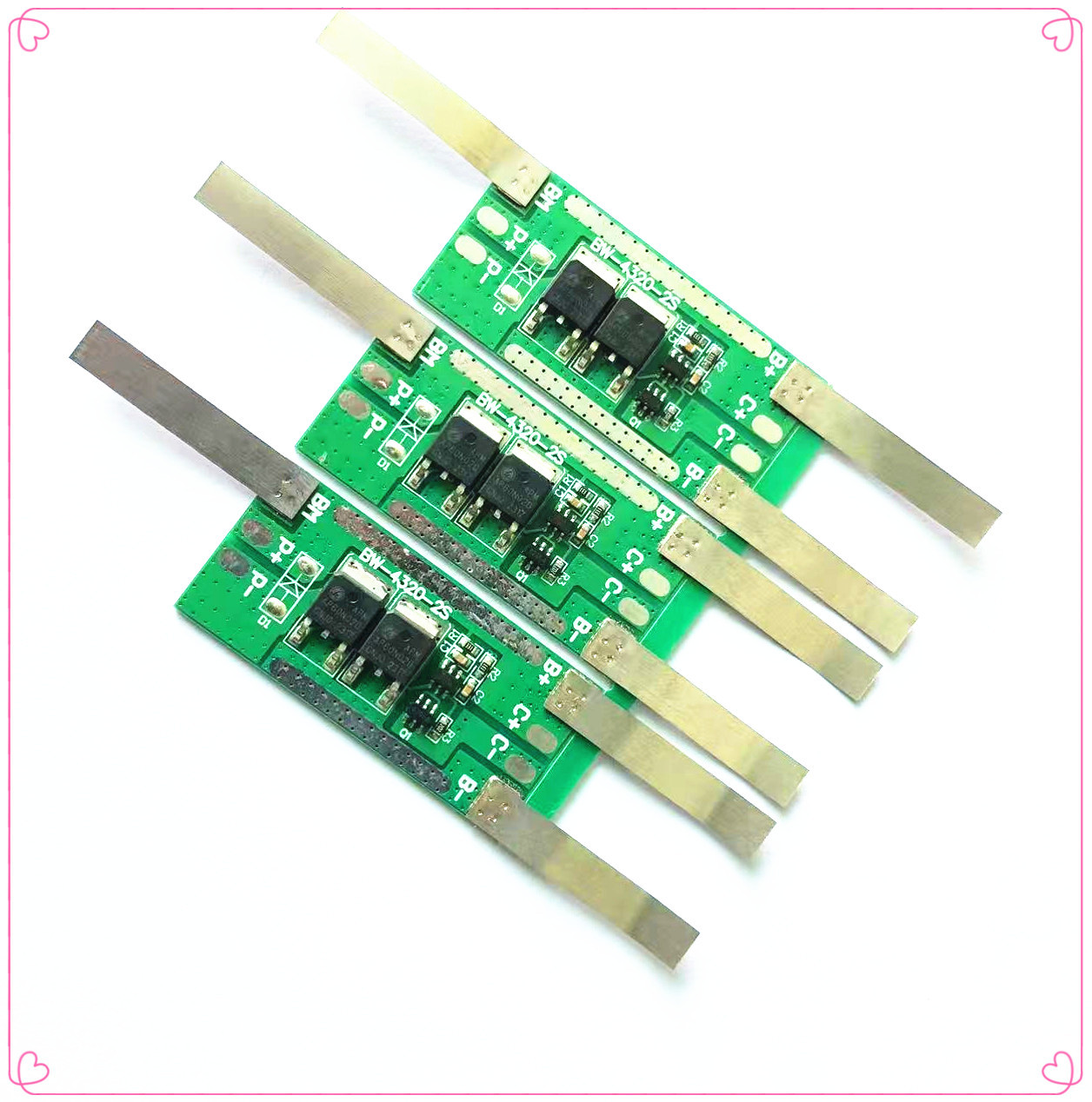 2串7.4V分口锂电池保护板  除螨仪  车载吸尘器 打窝船  保护板