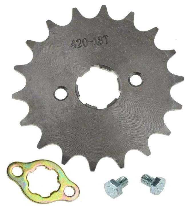 Внедорожный мотоцикл ATV 428-18T, небольшой цепной диск, полностью стальной материал, универсальные запасные части для квадроциклов, шестерня