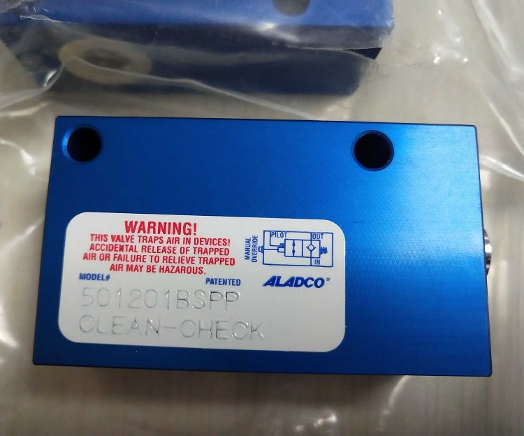 现货ALADCO气动单向阀501201-BSPP气动阀302501NCP