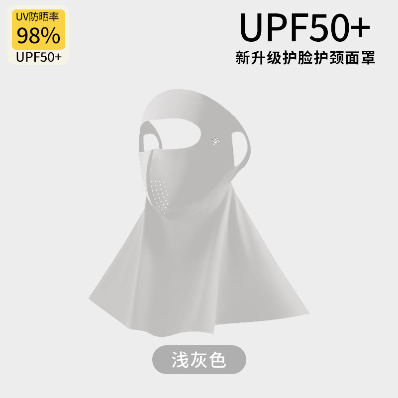2025 máscara solar multifuncional para proteger la cara, protector de cuello, protector de ojos, máscara de esquina de ojos de hielo transpirable, máscara delgada