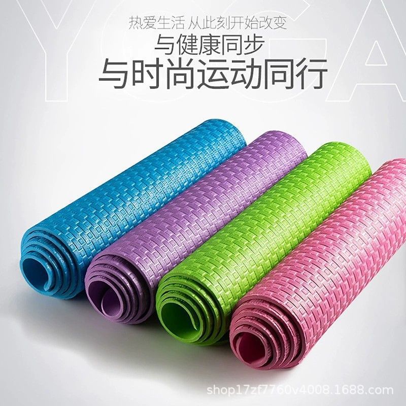 EVA単色竹マットパターンヨガマット厚みのある滑り止めEVA防湿マットビーチキャンプグリッド|undefined