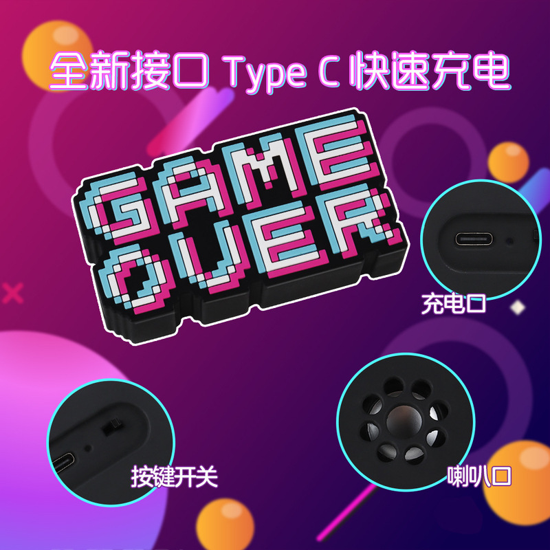2025国境を越えた新しいbluetoothオーディオゲームかわいい個性的なデスクトップ装飾bluetoothオーディオ屋外携帯オーディオ|undefined