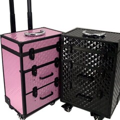 美容タトゥー、ネイルアート、化粧品バッグ、多層アルミ合金ツールボックス、美容師用メイクボックス、美容・理容用トロリーバッグ