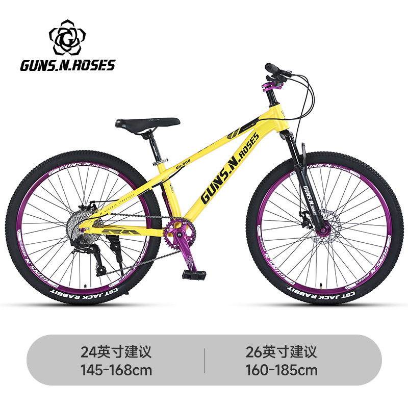 Bicicleta de aleación de aluminio con caída en seco, descenso rápido, bicicleta de carretera forestal, acción, paquete volador, bicicleta de pendiente de tierra, fabricante de bicicletas de montaña todoterreno