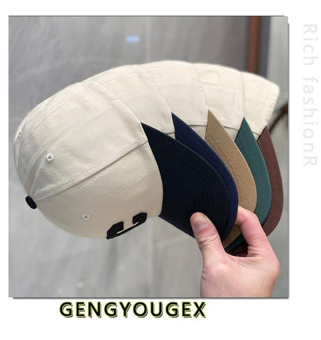 Cappello colorato con la lettera C e la lingua d'anatra per uomo e donna, primavera e autunno, moda Instagram versatile, coppia, mostra il viso, piccolo_voghion.com