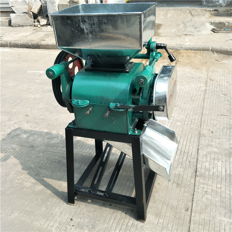 小型黄豆燕麦压扁机电动家用挤扁机 五谷杂粮压片机