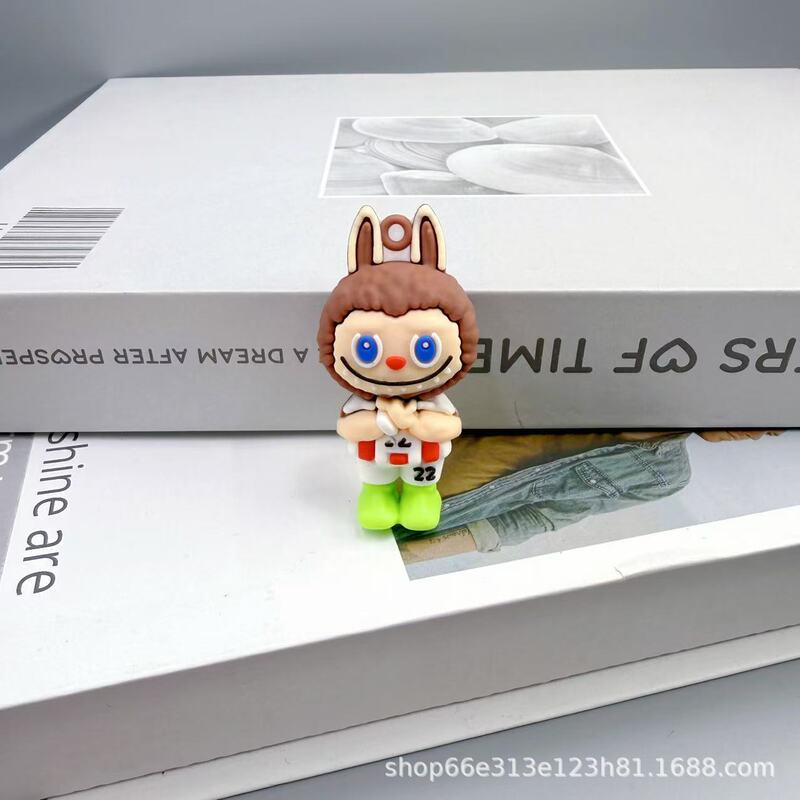 新しいクロスボーダー漫画ラブブ小さな羊人形キーホルダーペンダント軟質プラスチック立体かわいいキーホルダー卸売|undefined